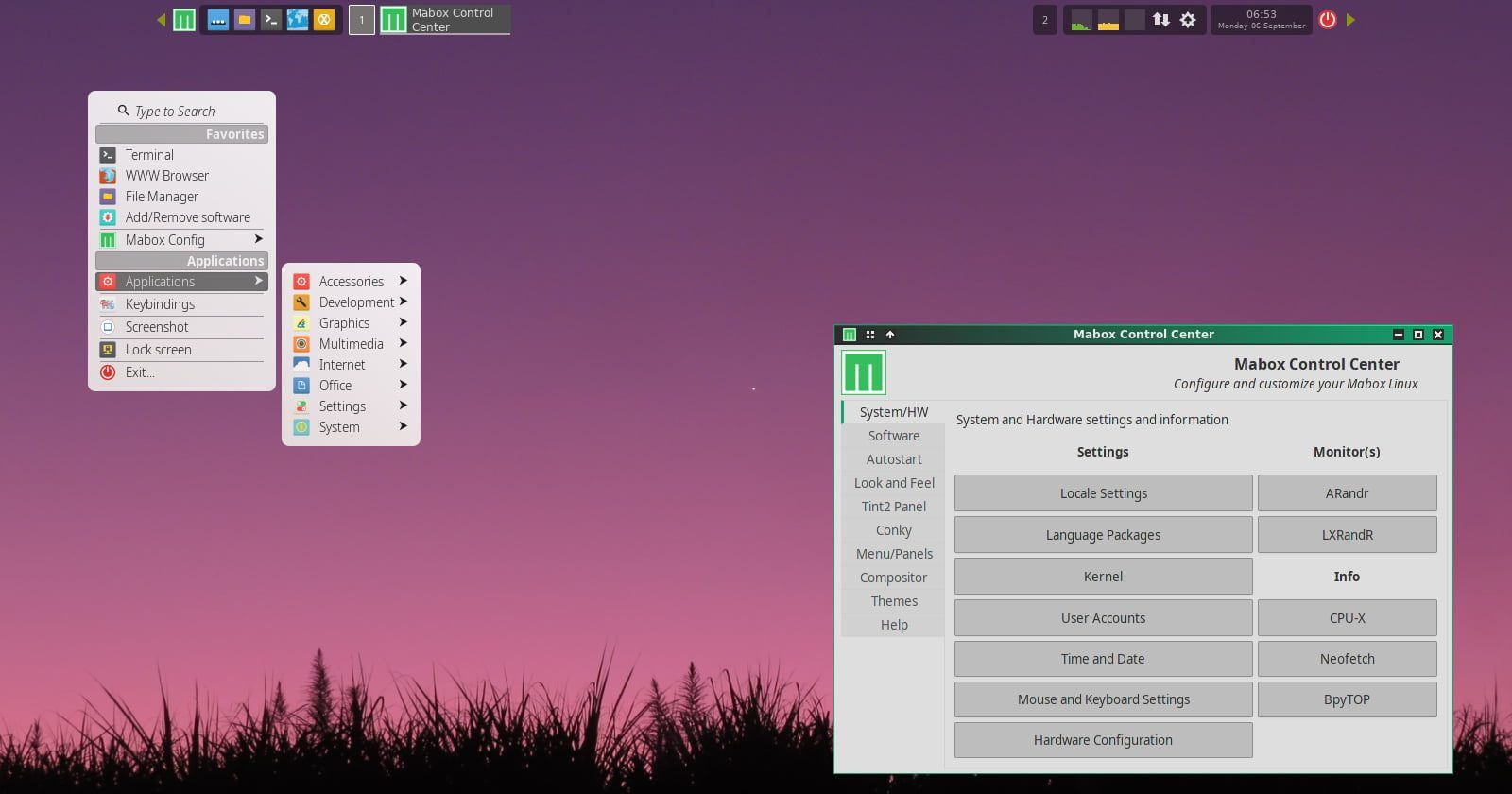 Mabox Linux 20.09 September ISO refresh MaboxLinux